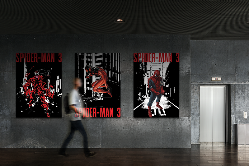 Here is my final design for Spider man 3.